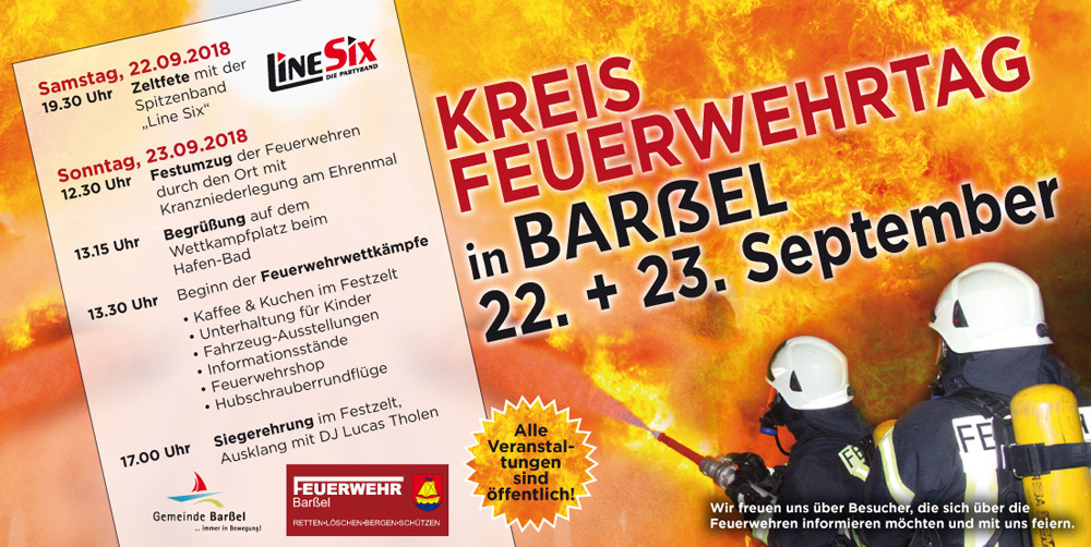 Kreisfeuerwehrtag 2018 in Barßel